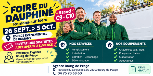 Retrouvez Savelys Bourg-de-Péage à la Foire du Dauphiné !