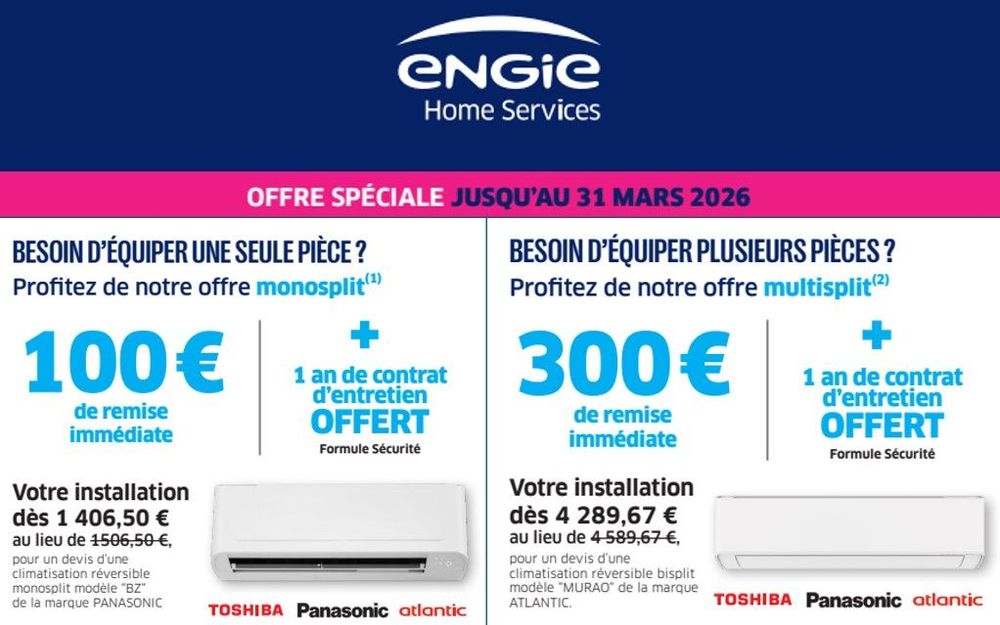 Remises exceptionnelles CLIM jusqu'au 31 mars 2026 !